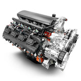 Chrysler Hemi Compatible 426 c.i. Engine and T56 Manual Transmission - 610 Horsepower - Standard Edition Builder Series - Polished Pulley Kit - Fuel Injected