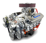 GM Big Block Compatible 502 c.i. Pro Series Engine - 627 Horsepower - Deluxe Dressed -Polished Pulley Kit - Carbureted