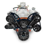 GM Big Block Compatible 502 c.i. Pro Series Engine - 627 Horsepower - Deluxe Dressed - Black Pulley Kit - Carbureted