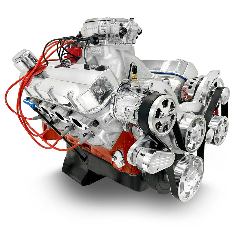GM Big Block Compatible 632 c.i. Pro Series Engine - 815 Horsepower - Deluxe Dressed - Polished Pulley Kit - Fuel Injected