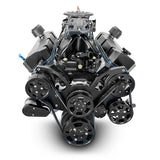 GM Big Block Compatible 632 c.i. Pro Series Engine - 815 Horsepower - Blackout Reaper Edition - Deluxe Dressed - Black Pulley Kit - Fuel Injected