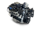 GM LS Compatible 376 c.i. Pro Series Engine - 525 Horsepower - Deluxe Dressed - Black Pulley Kit - Holley Terminator X EFI System