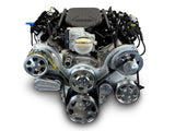 GM LS Compatible 376 c.i. Pro Series Engine - 510 Horsepower - Deluxe Dressed - Polished Pulley Kit - Holley Terminator X EFI System