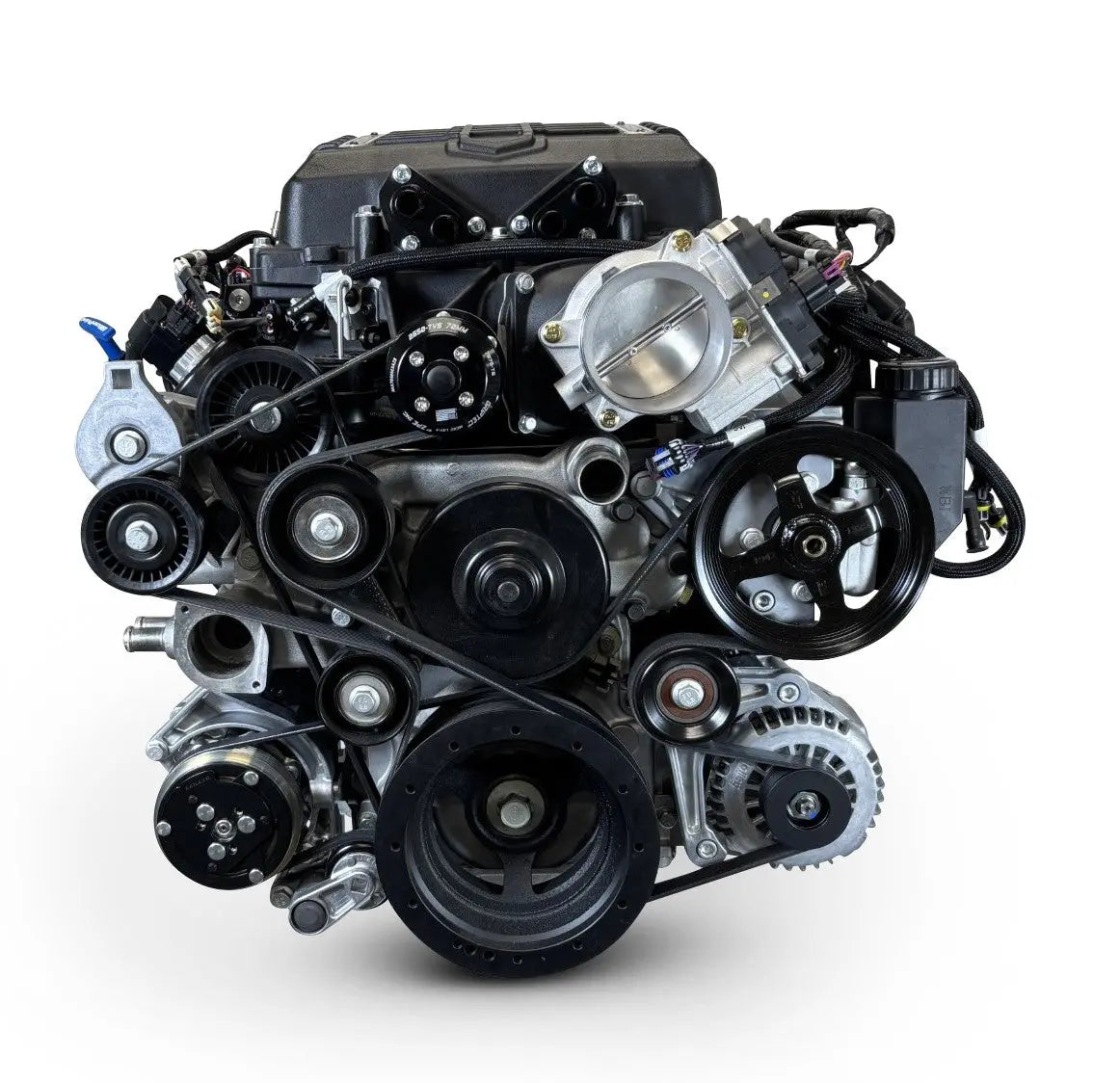 BluePrint Engines PSLS3769SCTK 376 c.i. Pro Series supercharged crate engine - alternate angle