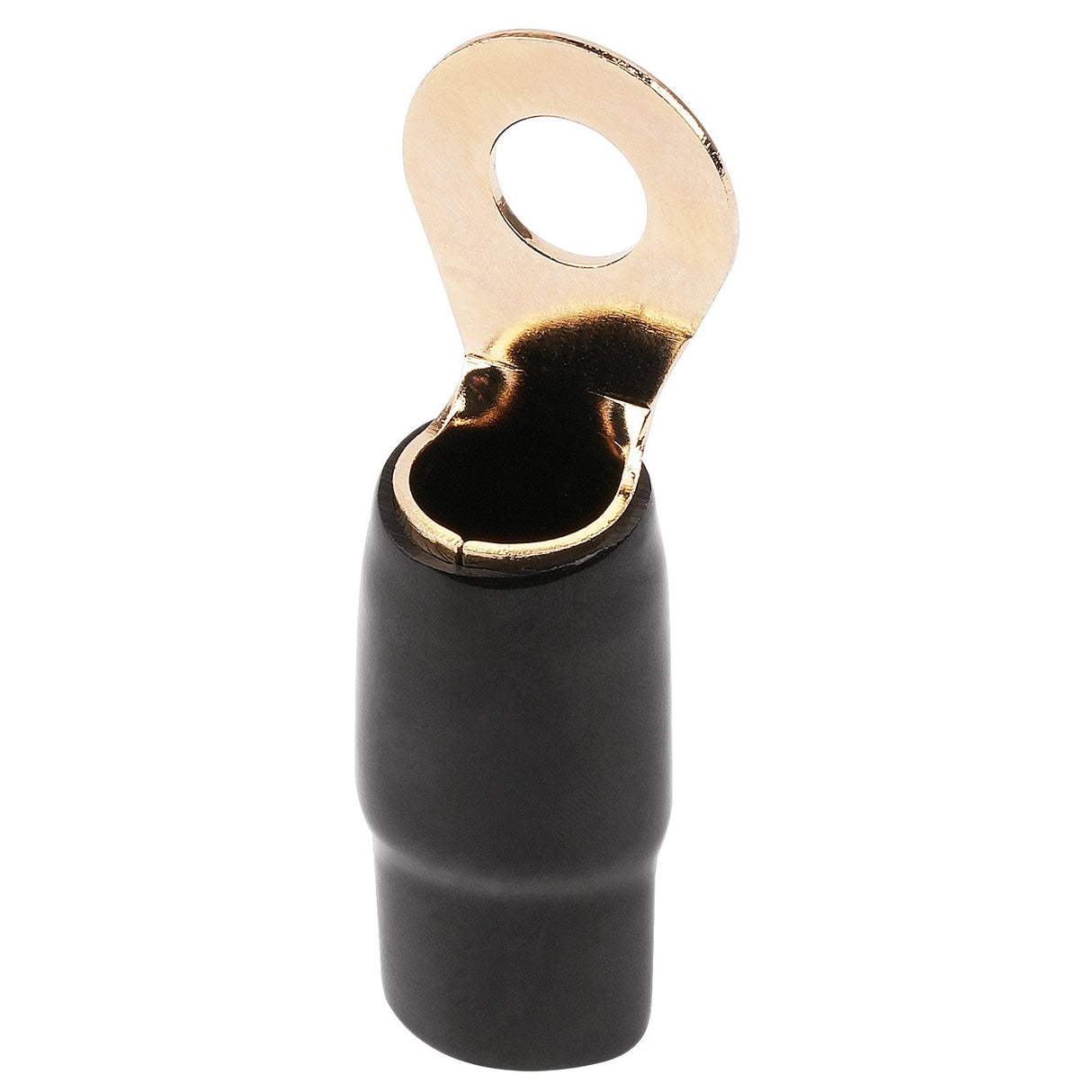 0AWG Gold Plated Ring Terminal, Black (PTRX-0BLK) Audiopipe