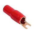 4AWG Gold Plated Spade Terminal, Red (PTSX-4RED) Audiopipe