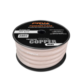 PRV PW00AWG-CLEAR 25ft Roll PRV Audio