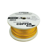 PRV AUDIO WIRE 50FT ROLL AMBER GOLD