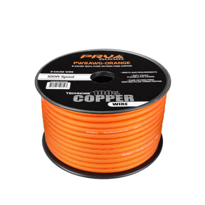 PRV PW8AWG-ORANGE 100ft Roll PRV Audio