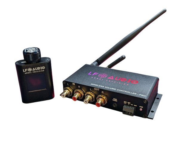 LF Audio WVC-PRO 2-Channel Wireless Volume Controller - Single Knob LF Audio