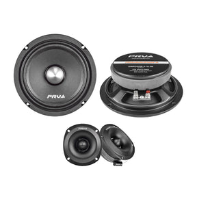 PRV Audio 6MR250B-4 SLIM + TW350Ti-4 SLIM Speaker Bundle Pair