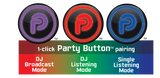 iNVITATION USB multi-sync wireless adapters with one-click Party Button pairing (2pcs)