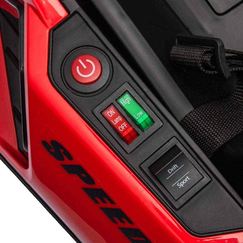 Adjustable Seat Electric Go Kart with Slow Start - 24V, 7.5 MPH