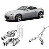 Exhaust Headers for 2003-2006 Infiniti G35 & Nissan 350Z Z33 V6 3.5L VQ35DE Flashark