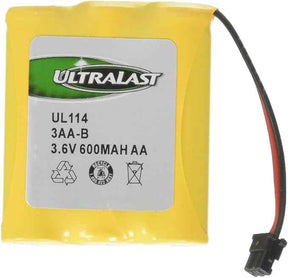 Ultralast 3AA-B, UL114 Rechargeable Replacement Cordless Phone Battery UltraLast