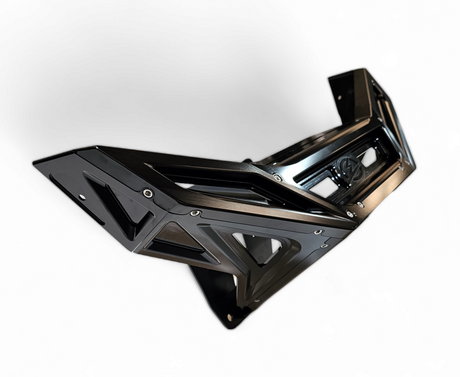 2022-2026 Polaris RZR Pro R, Pro S, Turbo R Machined Billet Front Winch Bumper (Black Anodize) www.elektricoffroad.com
