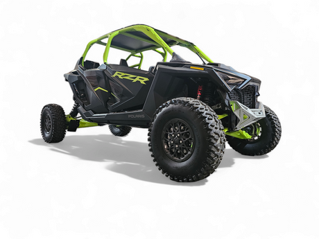 2022-2026 Polaris RZR Pro R, Pro S, Turbo R Machined Billet Front Winch Bumper (Clear Anodize) www.elektricoffroad.com