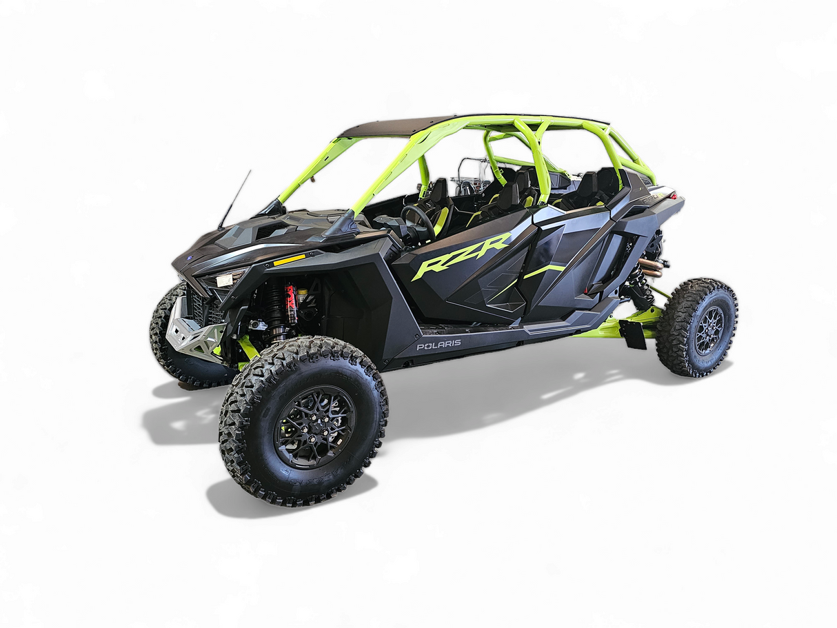 2022-2026 Polaris RZR Pro R, Pro S, Turbo R Machined Billet Front Winch Bumper (Clear Anodize) www.elektricoffroad.com