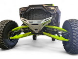 2022-2026 Polaris RZR Pro R, Pro S, Turbo R Machined Billet Front Winch Bumper (Clear Anodize) www.elektricoffroad.com
