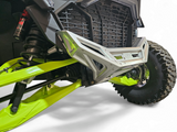 2022-2026 Polaris RZR Pro R, Pro S, Turbo R Machined Billet Front Winch Bumper (Clear Anodize) www.elektricoffroad.com
