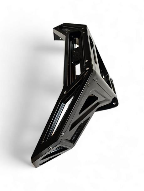 2022-2026 Polaris RZR Pro R, Pro S, Turbo R Machined Billet Front Winch Bumper (Black Anodize) www.elektricoffroad.com