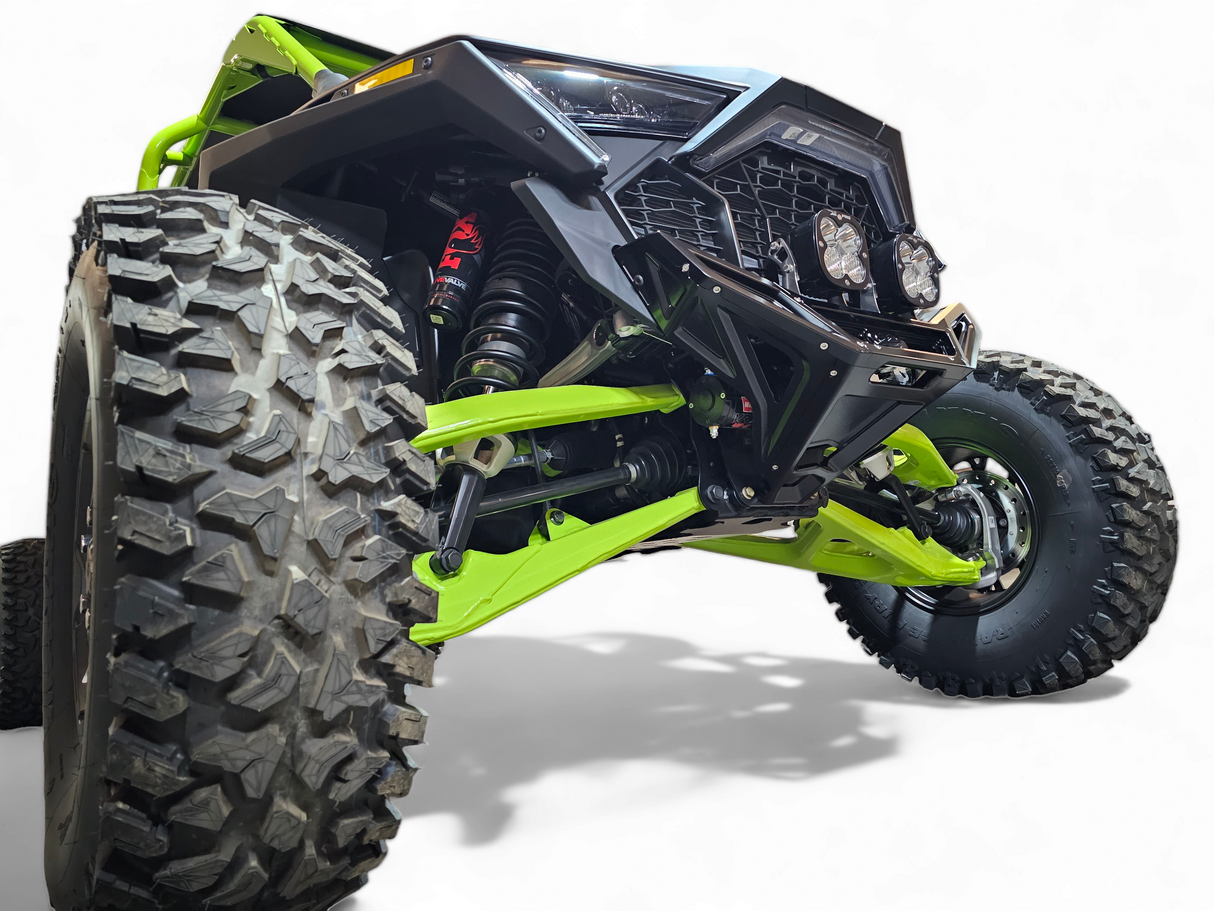 2022-2026 Polaris RZR Pro R, Pro S, Turbo R Machined Billet Front Winch Bumper (Black Anodize) www.elektricoffroad.com