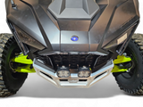 2022-2026 Polaris RZR Pro R, Pro S, Turbo R Machined Billet Front Winch Bumper (Clear Anodize) www.elektricoffroad.com
