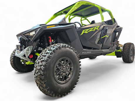 2022-2026 Polaris RZR Pro R, Pro S, Turbo R Machined Billet Front Winch Bumper (Clear Anodize) www.elektricoffroad.com