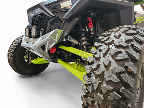 2022-2026 Polaris RZR Pro R, Pro S, Turbo R Machined Billet Front Winch Bumper (Clear Anodize) www.elektricoffroad.com
