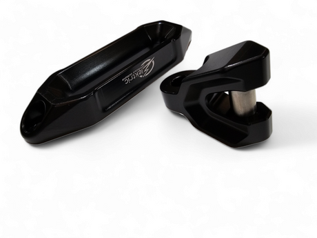 Elektric Offroad Designs UTV Winch Fairlead and Hook (Black) www.elektricoffroad.com