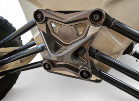 2017-2021 Can Am X3 Maverick EOD Radius Rod Plate with Tow Hook Gun Metal www.elektricoffroad.com