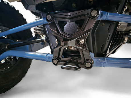 2020-2024 Polaris RZR Pro XP Radius Rod Plate with Tow Hook Black www.elektricoffroad.com