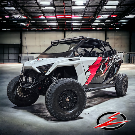 Squadron Nighthawk Mirror UTV LED Light Kit 1.75" Cage www.elektricoffroad.com