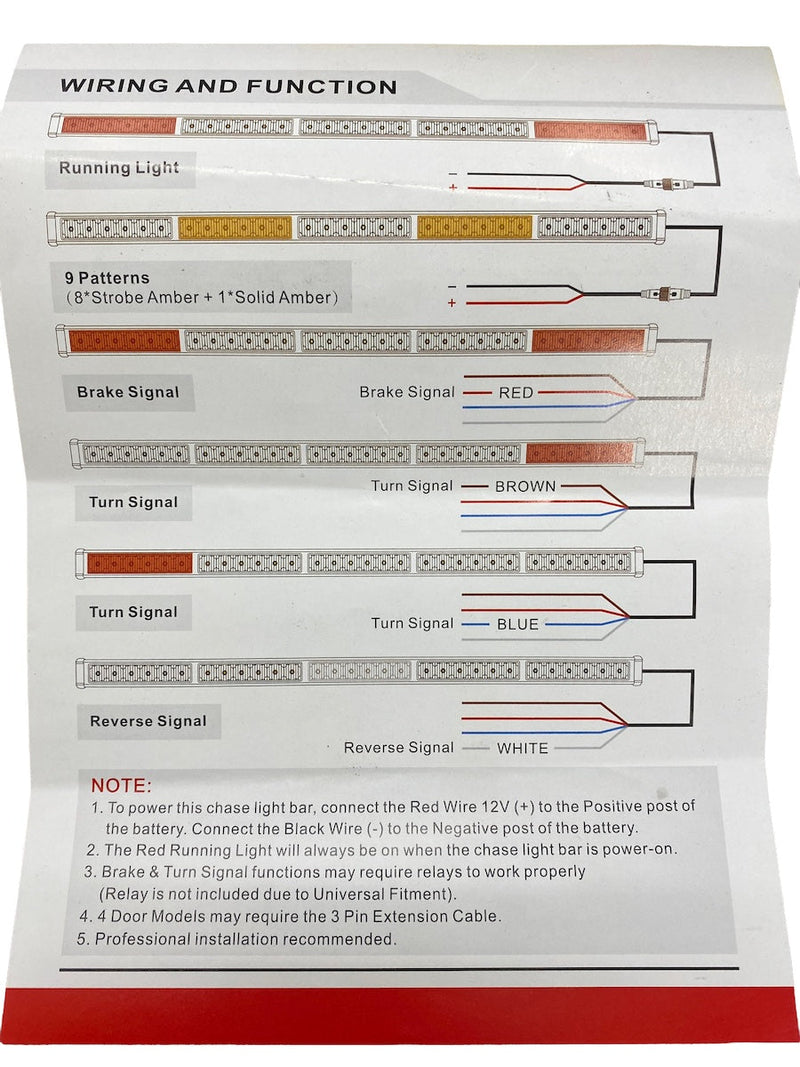 Chase LED Light Bar With Built In Strobe 32" by GG Lighting