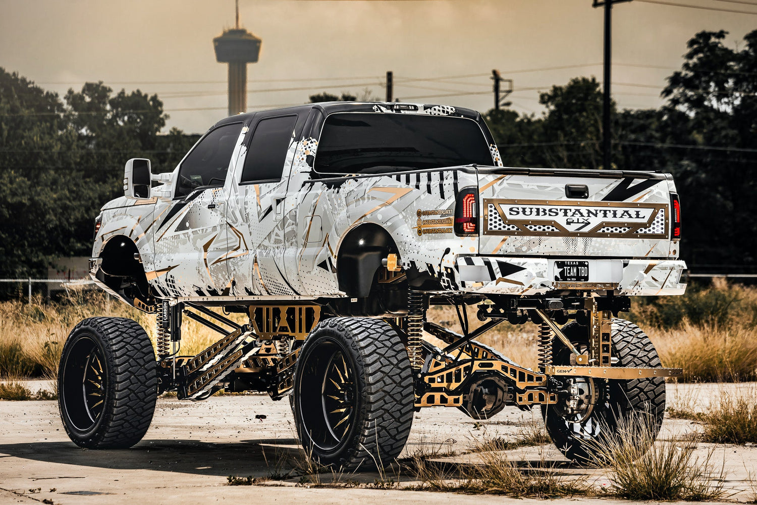 Ford Super Duty 18"-24" Front & Rear 4 Long Arm Lift Kit Papis