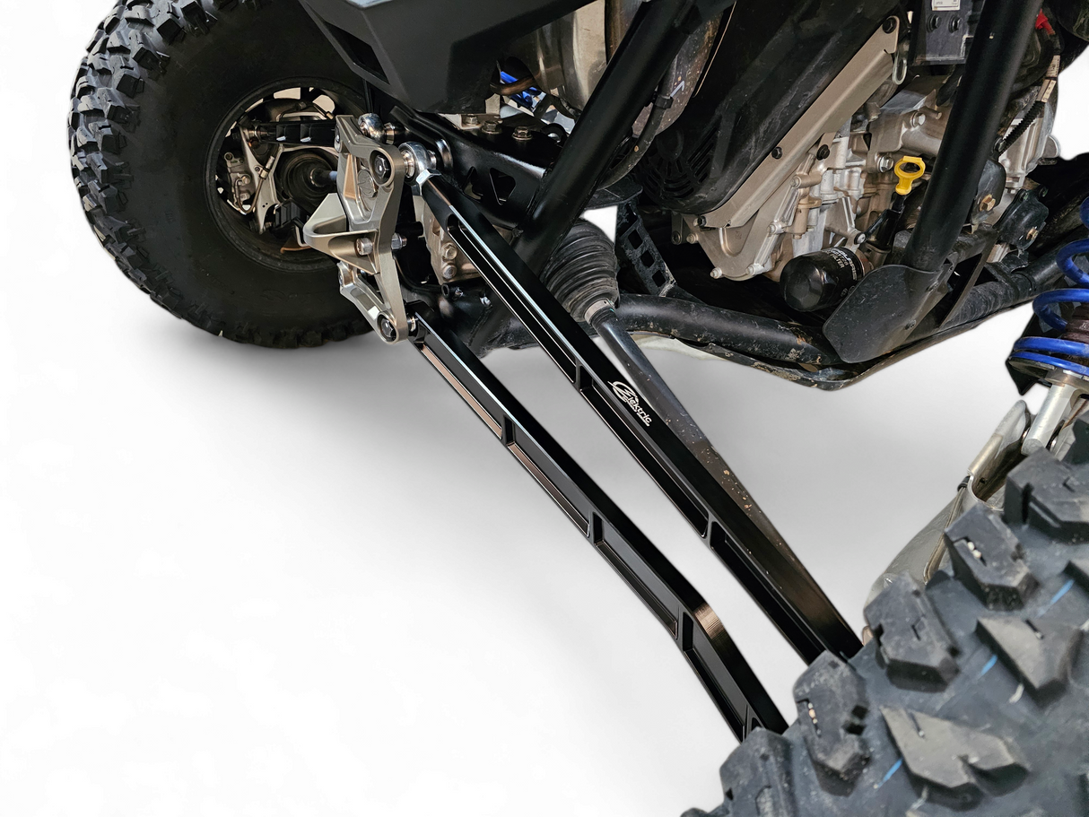 2022 to Current Polaris RZR Pro R, Pro S, Turbo R High Clearance Radius Rods in Black Finish www.elektricoffroad.com