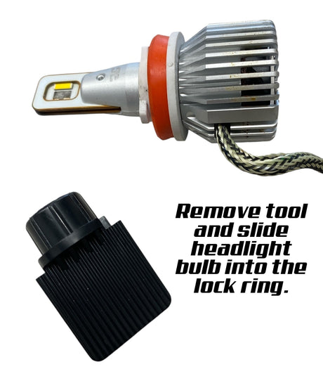 G4-RS 3 Color LED Headlight Bulbs White/Yellow/Amber GGLighting