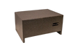 SoundSkins Enclosures | Single 8" Sealed Universal Truck Downfire - Premium USA Made Subwoofer Box with Bed Liner Spray Finish SoundSkins Global