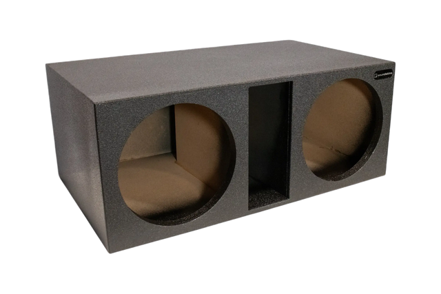 SoundSkins Enclosures | Universal Dual 15" Ported Front FIre XL SPL - Premium USA Made Subwoofer Box with Bed Liner Spray Finish SoundSkins Global