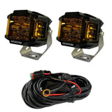 CB30 Amber Pod Bundle With Wiring Harness GGLighting