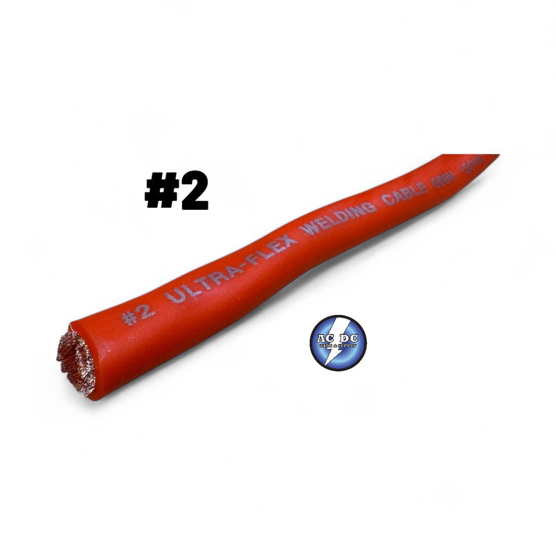 #2 AWG Ultra Flex Welding Cable Rugged Jacket Orange 600V (PER FOOT) whip