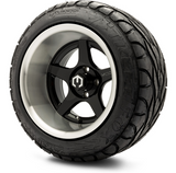 Modz Maverick 14X10 | -50 Offset Machined Black with Street Fox 23X10-14