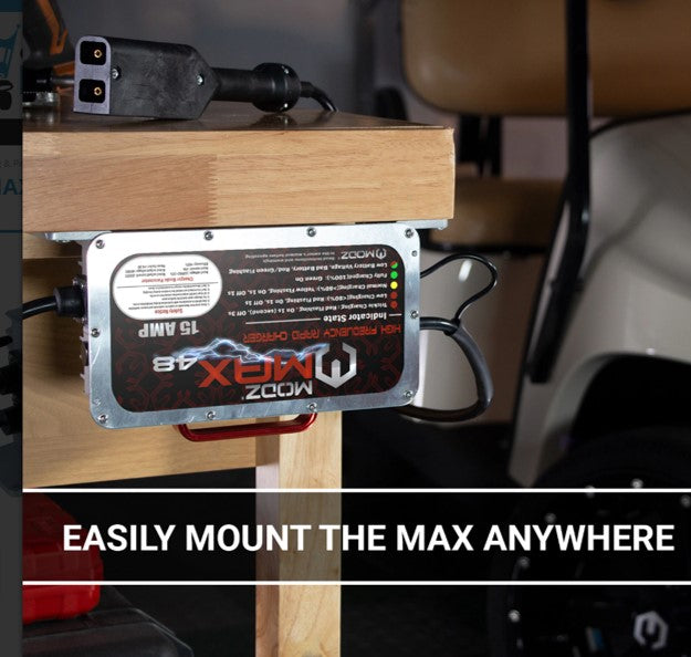 MODZ Max48 15A Yamaha G19 and G22 Battery Charger for 48V