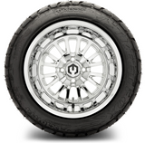 Modz Assassin 14X10 Chrome with Modz Steet Fox 23X10-14