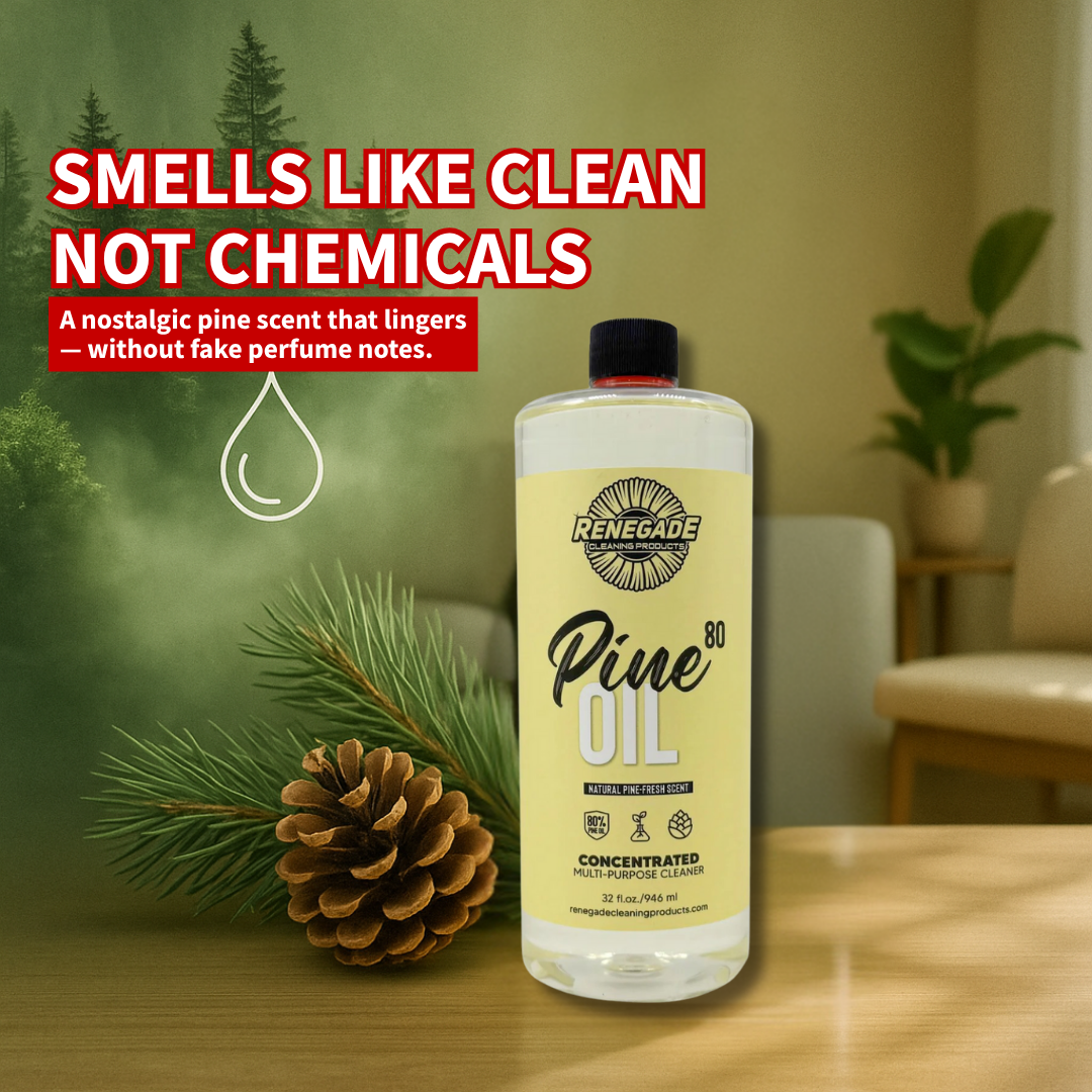 Pine Oil 80 Cleaner: 80% Pure Pine Oil - 32 oz. and 1-Gallon, Plant‑Powered Disinfectant