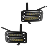 Dual Wide 8" LED Headlights for Honda Pioneer 700 Vessel Powersports
