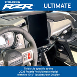 2026 Polaris RZR Pro R Ultimate – Complete Communication Kit with Bluetooth Intercom and 2-Way Radio (10.4″ Touchscreen Only)