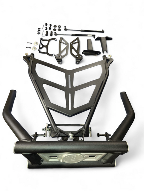 2022+ Polaris RZR Pro R Amp Rear Tire Rack Rear Bumper Combo www.elektricoffroad.com