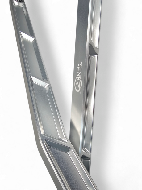 2022 to Current Polaris RZR Pro R, Pro S, Turbo R High Clearance Radius Rods in Clear Finish www.elektricoffroad.com