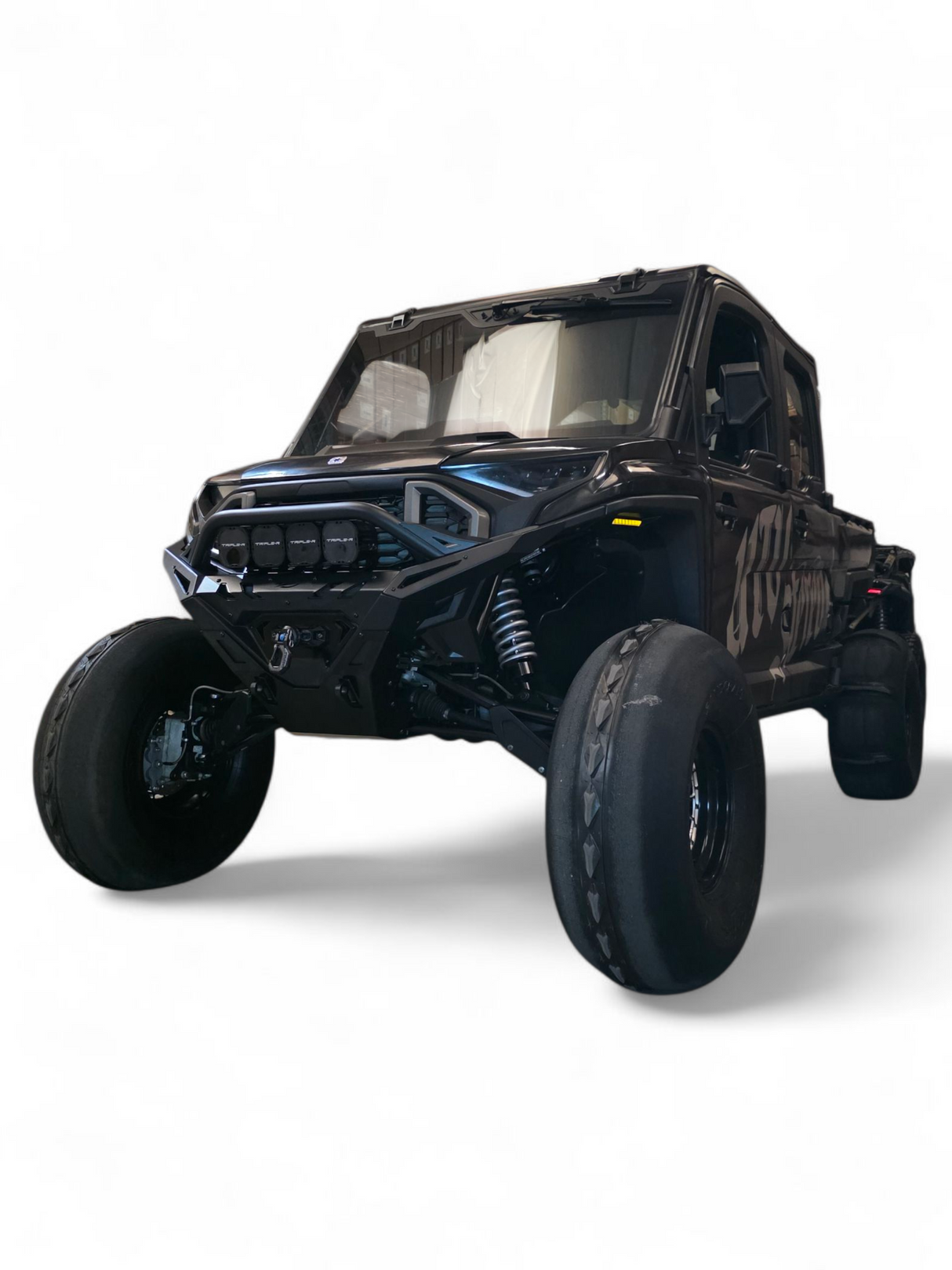 2024+ Polaris Ranger 1500 XD Volt Front Bumper www.elektricoffroad.com